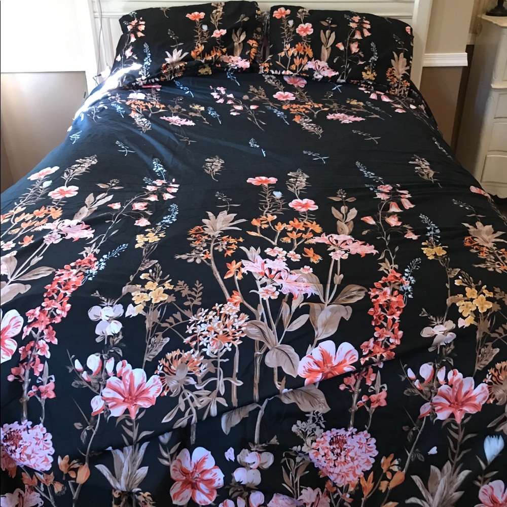 Flower duvet cover